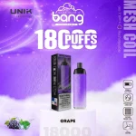 Bang 18000 Puffs Disposable Vape - UNIK Tech E Cig - Image 2