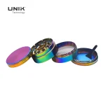 UNIK Metal Zinc Alloy Grinder | 39mm | 4 parts - Image 2