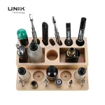 Wooden Desk Vape Stand Organizer | UNIK E Cig - Image 5