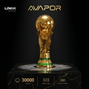 AVAPOR Champion Trophy 30000 Puffs Disposable Vape with Mesh Coil and Type-C Charging